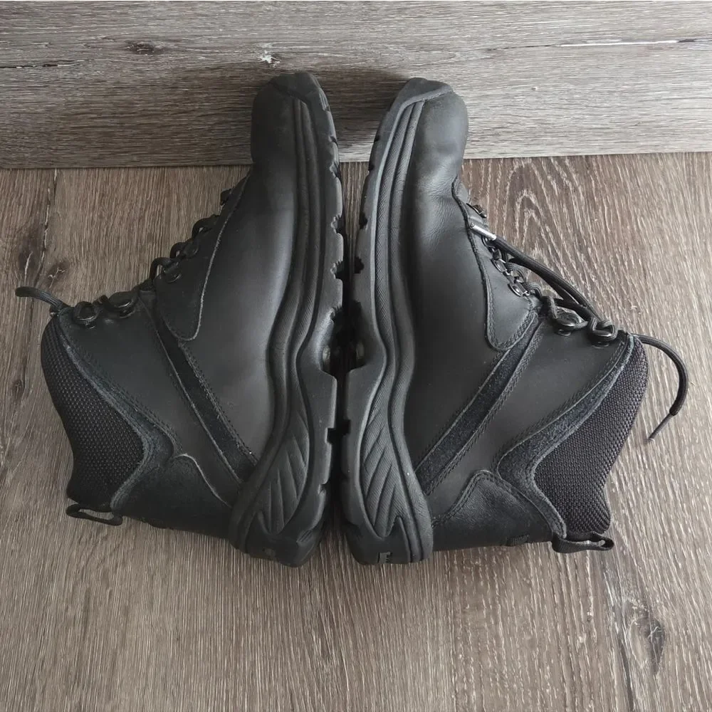 Timberland White Ledge Mid Waterproof Lace-Up Hiking Boots Black Size 9.5
